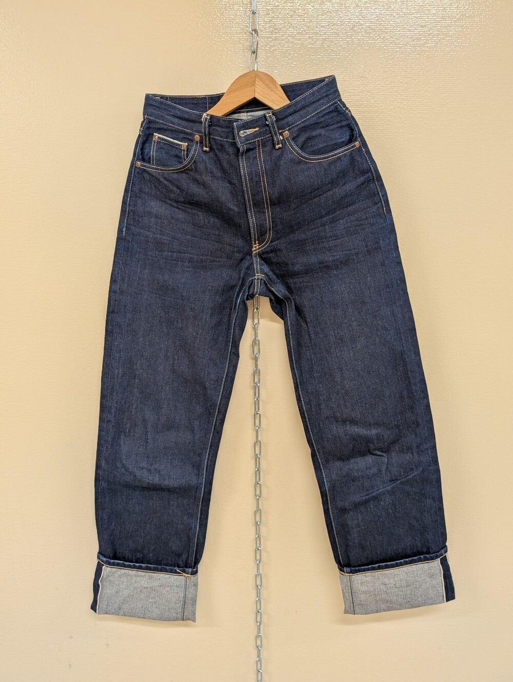 Nudie Jeans Clean Eileen loose fit Dry Twill Selvedge jeans women's 28 36